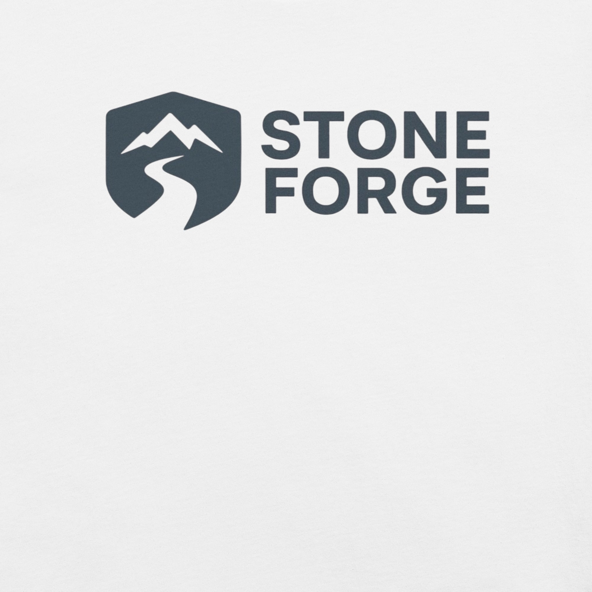 Stone Forge White Tshirt Mockup 2